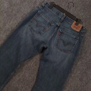 Vintage Levis 527 Jeans Mens 32x30 Low Boot Cut Denim Medium Wash Y2K Cowboy